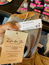 Load image into Gallery viewer, Zelie for She Yellow and Gray Animal Print Long Sleeve Top, Size 2X & 3X Available!