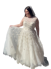 Load image into Gallery viewer, Christian Siriano Wedding Illusion Ball Gown, Size 12/14