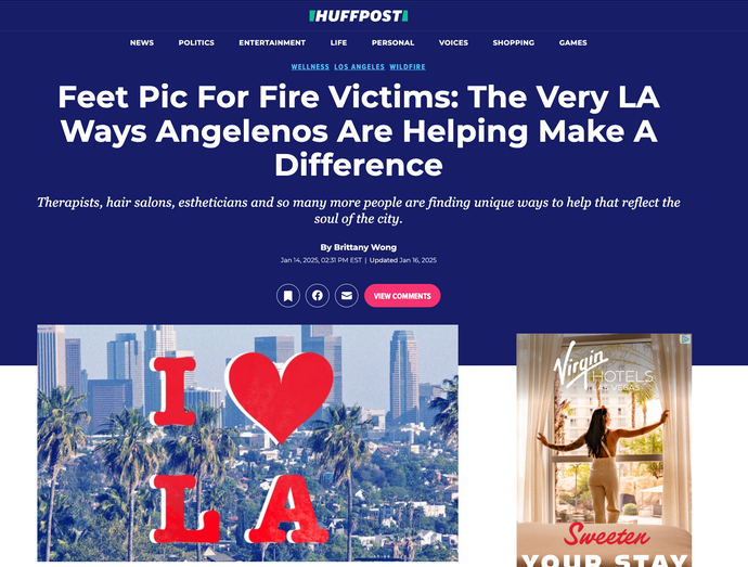Feet Pic For Fire Victims: The Very LA Ways Angelenos Are Helping