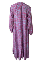 Load image into Gallery viewer, Natalie Martin Pink and Purple Caftan, Size L
