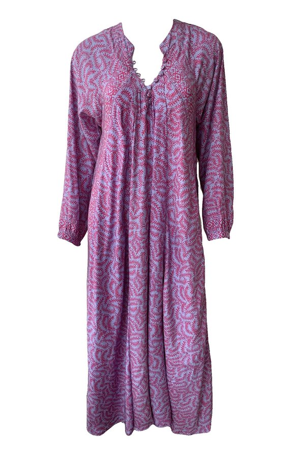 Natalie Martin Pink and Purple Caftan, Size L
