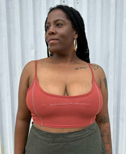 Load image into Gallery viewer, Pretty Little Thing &quot;Second Skin&quot; Rust-Peach Ribbed Crop Tank, Size 12
