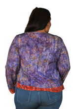 Load image into Gallery viewer, Vintage Boho Beaded Button Up Top, Size 2X
