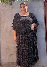 Load image into Gallery viewer, Antropologie Floral Tiered Dress size  20
