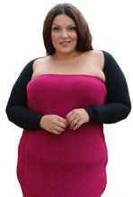Load image into Gallery viewer, Black Micro Shrug Sleeves, Size XL
