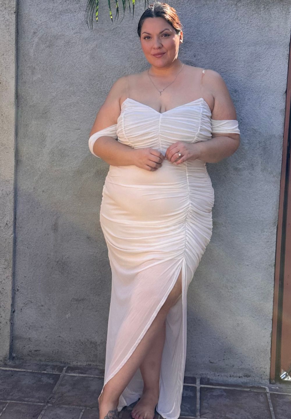 Fashion Nova White Dress 3X