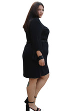 Load image into Gallery viewer, Universal Standard Black Cutout Sleeve Detail Dress, Size M
