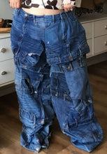 Load image into Gallery viewer, Lizzo’s custom denim KANGA 24/26
