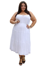 Load image into Gallery viewer, Abercrombie &amp; Fitch White Spaghetti Strap Dress, Size XXL
