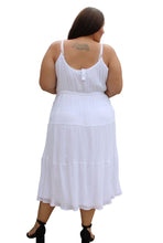 Load image into Gallery viewer, Abercrombie &amp; Fitch White Spaghetti Strap Dress, Size XXL
