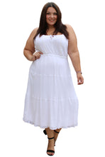 Load image into Gallery viewer, Abercrombie &amp; Fitch White Spaghetti Strap Dress, Size XXL
