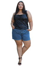 Load image into Gallery viewer, Cotton On Dark Wash Shorts, Size 20
