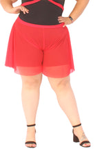 Load image into Gallery viewer, Chub Rub Sheer Red Shorts, Size 2X
