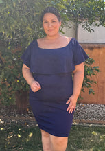 Load image into Gallery viewer, AX Paris Navy Dress 22
