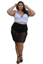 Load image into Gallery viewer, Fashion Nova Sheer Mesh Skirt with Panty Lining, Size 3XL

