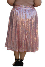 Load image into Gallery viewer, Shein Pink Sequin Midi Skirt, Size 3XL
