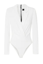 Load image into Gallery viewer, 11 Honoré White Blazer Bodysuit, Size XXXL
