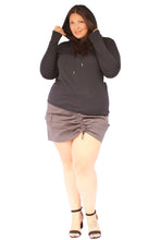 Load image into Gallery viewer, Fashion to Figure Black Lightweight Active Sweatshirt, Size 2
