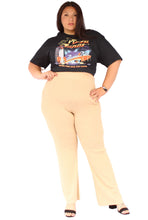 Load image into Gallery viewer, The Drop Beige Ribbed Comfy Pants, Size XXL
