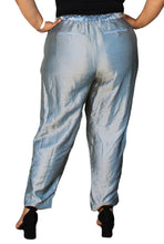 Load image into Gallery viewer, Lane Bryant Metallic Silver Elastic Waist Pants, Size 18/20
