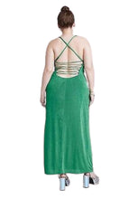 Load image into Gallery viewer, Wild Fable Lace-Up Back Maxi Bodycon Dress, Size XXL
