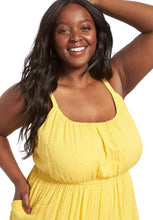 Load image into Gallery viewer, NWT Lane Bryant Yellow Sleeveless Cami Dress, Size 24
