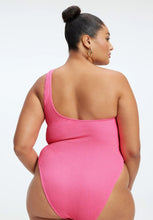 Load image into Gallery viewer, Good American Always Fits One Shoulder Swimsuit in Pink, Size 2X
