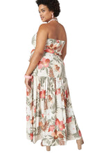 Load image into Gallery viewer, Lane Bryant Cross-Front Halter Tiered Maxi Dress, Size 26/28
