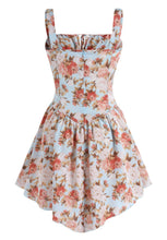 Load image into Gallery viewer, Cider Floral Zip Up Corset Cami Dress, Size XL
