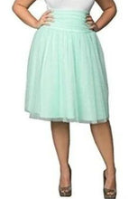 Load image into Gallery viewer, Kiyonna Mint Tulle Skirt, Size 4X
