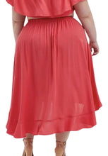 Load image into Gallery viewer, Torrid Raspberry High Low Skirt, Size 3
