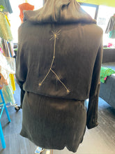 Load image into Gallery viewer, Slassy Black Luxury Astrological (Cancer) Hoodie, Size 2
