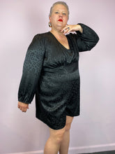 Load image into Gallery viewer, Smoking Jacket Style Romper with Cheetah Print
