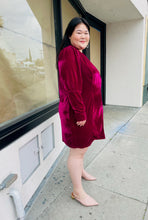 Load image into Gallery viewer, Bloomchic One-Button Magenta Blazer Dress, Sizes 12, 14 Available!
