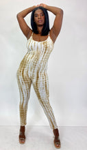 Load image into Gallery viewer, Tabria Majors x Fashion to Figure Light Brown and White Tie Dye Spaghetti Strap Jumpsuit, Size 1
