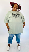 Load image into Gallery viewer, Reesa Bobeesa Green &quot;Outdoor Whore&quot; Tee, Sizes 4X- 5X
