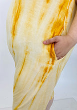 Load image into Gallery viewer, The Plus Bus Line Yellow and White Buttercream Romper, Multiple Sizes!
