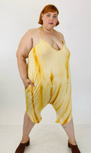 Load image into Gallery viewer, The Plus Bus Line Yellow and White Buttercream Romper, Multiple Sizes!
