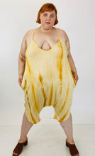 Load image into Gallery viewer, The Plus Bus Line Yellow and White Buttercream Romper, Multiple Sizes!
