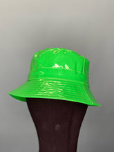 Load image into Gallery viewer, Kelly Green Pleather Bucket Hat
