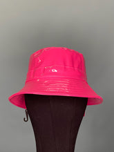 Load image into Gallery viewer, Bubblegum Pink Pleather Bucket Hat
