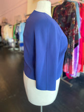 Load image into Gallery viewer, Michael Kors Sapphire Blue No-Closure Blazer, Size 12
