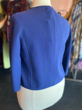 Load image into Gallery viewer, Michael Kors Sapphire Blue No-Closure Blazer, Size 12
