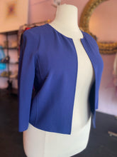 Load image into Gallery viewer, Michael Kors Sapphire Blue No-Closure Blazer, Size 12
