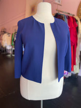 Load image into Gallery viewer, Michael Kors Sapphire Blue No-Closure Blazer, Size 12
