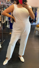 Load image into Gallery viewer, Adrianna Papell White Asymmetrical Shoulder Jumpsuit, Size 18
