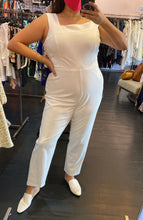 Load image into Gallery viewer, Adrianna Papell White Asymmetrical Shoulder Jumpsuit, Size 18
