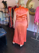 Load image into Gallery viewer, Maria Cornejo Coral Satin Maxi Wrap Dress, Multiple Sizes
