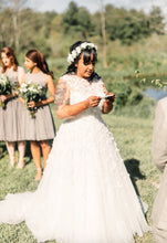 Load image into Gallery viewer, Christian Siriano Wedding Illusion Ball Gown, Size 12/14
