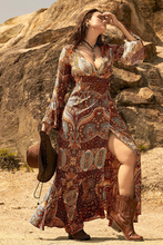 Load image into Gallery viewer, Bloomchic Paisley Maxi Wrap Dress, Multiple Colors &amp; Sizes Available!
